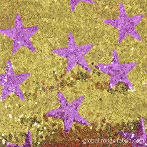 Reversible Sequin Fabric wholesale Matte Lace Gradient Transparent 3mm sequin fabric Factory